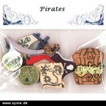 Knapper i ps. *Pirater* 8 ass.