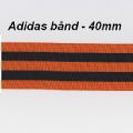 Klik her for at se flere billeder og f mere information om varen:  Adidas bånd - 40mm Orange/sort *pr.m.*