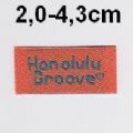 Klik her for at se flere billeder og f mere information om varen:  2,0x4,3m Mærke *Honolulu groove* orange - 1stk.