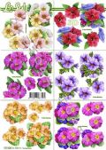 Klik her for at se flere billeder og f� mere information om varen:&nbsp; 7426 - 3D bl. Blomster (mini) 6 på ark.