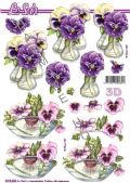 Klik her for at se flere billeder og f� mere information om varen:&nbsp; 5468 - 3D Stedmoder i glasvaser - 2 på ark. SIDSTE ARK