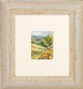 Klik her for at se flere billeder og f� mere information om varen:&nbsp; 2355 Brodere MINI billede. Gul Kornmark 12x14cm (5x6,5cm) 