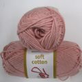 Klik her for at se flere billeder og f� mere information om varen:&nbsp; 8861 Soft Cotton - Lys Gammel rosa - 50g 1ng