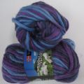 Klik her for at se flere billeder og f� mere information om varen:&nbsp; 670 Naturgarn, Lilla/Tyrkis - 50g pr.ng.