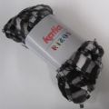 Klik her for at se flere billeder og f� mere information om varen:&nbsp; 090 Rizos Båndgarn, Sort/Hvid - 100g pr.ng.