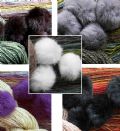 Klik her for at se flere billeder og f� mere information om varen:&nbsp; Kaninhår/Pompon - 60mm - Flere Farver. 