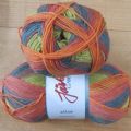 Klik her for at se flere billeder og f� mere information om varen:&nbsp; 9001 Elise Bommixgarn - Orange/Lime/Grøn - 1ng. 100g