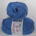 Klik her for at se flere billeder og f� mere information om varen:&nbsp; 0621 Cotton 8/4 - Mellem BLÅ - 50g 1ng