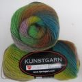 Klik her for at se flere billeder og f� mere information om varen:&nbsp; 0014 Kunstgarn - Mint/gul/grøn meleret - 100g/1ng. *UDGÅR*
