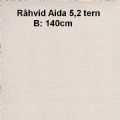 Klik her for at se flere billeder og f� mere information om varen:&nbsp; Broderistof - Aida 5,2 - Råhvid B:140cm *Pris pr. cm* TILBUD*