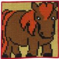 Klik her for at se flere billeder og f� mere information om varen:&nbsp; 9164 Påmalet Stramaj - Hest - 25x25cm - 1stk.