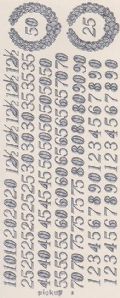 Klik her for at se flere billeder og f� mere information om varen:&nbsp; 0187 Stix - Jubilæum tal mm.