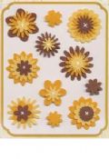 Klik her for at se flere billeder og f� mere information om varen:&nbsp; 2713 Filt Blomster - 11 ass. 2,5-4,5cm - Gul/Gylden
