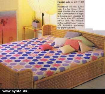 Ao 01-86-44: Mønster: Patchwork Tæppe 205x219cm *org*