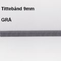 Klik her for at se flere billeder og f� mere information om varen:&nbsp; 07 - Tittebånd 9mm GRÅ - pr.m. 