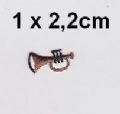 Klik her for at se flere billeder og f mere information om varen:  1,0x2,2cm Mærke: mini Trompet - 1stk.