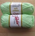 Klik her for at se flere billeder og f� mere information om varen:&nbsp; 8876 Soft Cotton - MINT GRØN - 1ng