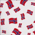 Klik her for at se flere billeder og f mere information om varen:  Patch. stof - Norske Flag B.150cm *Pris pr. ½m.* 