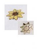 Klik her for at se flere billeder og f mere information om varen:  Broche blomst ø: 52mm - 1stk.