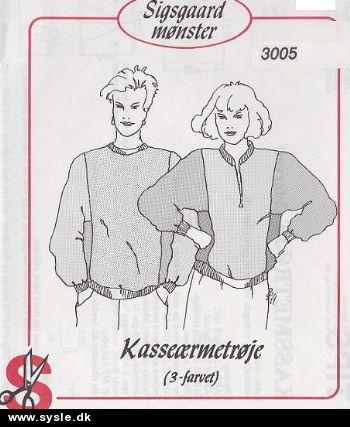2005 Mø.: Kasseærmetrøje i 3 farver (Bø.)