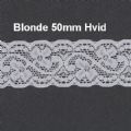 Klik her for at se flere billeder og f mere information om varen:  9950 Nylon Blonde 50mm Hvid - pris pr.m. 