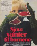 Klik her for at se flere billeder og f mere information om varen:  Ao 01-84-03: Mønster: Strik sjove vanter 4-8år *org*