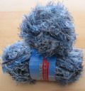 Klik her for at se flere billeder og f mere information om varen:  0303 Soleil Color - Pelsgarn 50g - Dueblå/Jeansblå mel. *SE antal*
