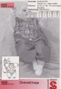 Klik her for at se flere billeder og f� mere information om varen:&nbsp; 1025 Mønster: Sy Overall/Trøje (baby)