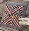 Klik her for at se flere billeder og f mere information om varen:  Hv 32-00-57: Mønster: Sy patchworkpude af strimler 38x38cm *org*