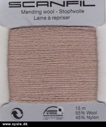 0061 Stoppegarn 15m - Lys Beige (lysere end foto)