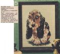 Klik her for at se flere billeder og f� mere information om varen:&nbsp; Hv 04-80-32/5 Mønster: Ophæng m. Basset Hound 24x29cm *org*