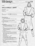 Klik her for at se flere billeder og f� mere information om varen:&nbsp; Id 20-25 symønster - Galla sweat-shirt (bø.)