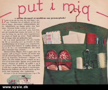 Al 19-55-33: Mønster: Sy bøjlepose med lommer *org*