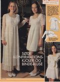 Klik her for at se flere billeder og f� mere information om varen:&nbsp; Fj 10-96-04 Mønster: Sy konfirmationskjoler *org*