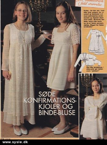 Fj 10-96-04 Mønster: Sy konfirmationskjoler *org*