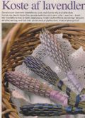 Klik her for at se flere billeder og f mere information om varen:  Hv 29-01-27 Mønster: Bind koste af lavendler *org*