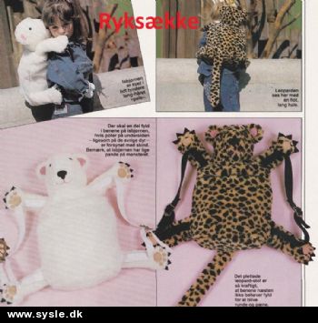 Ao 08-86-18: Mønster: Sy Dyre-Ryksække *org*