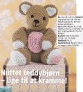 Klik her for at se flere billeder og f mere information om varen:  Hm 08-16-07: Mønster: Hækl bamse 29cm *org*