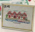 Klik her for at se flere billeder og f� mere information om varen:&nbsp; Hv 26-01-57: Mønster: Danmark rundt (2:4) Fiskerhuse *org*