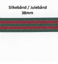 Klik her for at se flere billeder og f� mere information om varen:&nbsp; 0488 Silkebånd - 38mm Rød/grøn stribet - pr.m.