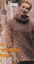 Klik her for at se flere billeder og f mere information om varen:  Hm 40-96-40: Mønster: Strik sweater i leopardmønster S-XL *org*