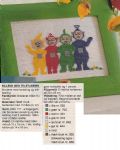 Klik her for at se flere billeder og f� mere information om varen:&nbsp; Hv 03-00-75: Mønster: Brodere billede med Teletobby 9x15cm *org*