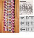 Klik her for at se flere billeder og f mere information om varen:  Al 43-72-59: Mønster: Julekalender med regnbuehjerter 27x72cm *org*