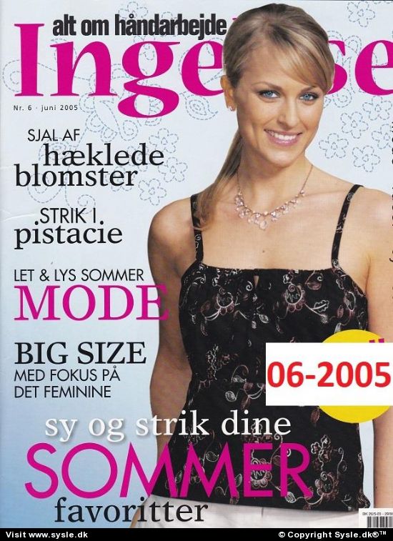 Håndarbejdsbutik: In 2004-2005 Ingelise sy strik. - Strik, Hækl, sy - m. Mønsterark - MØNSTER: Strik/Hækl, Ingelise sy og
