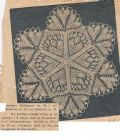 Klik her for at se flere billeder og f mere information om varen:  Hv xx-xx-23: Mønster: lille Strikket lysedug *Irma* ø:18cm *PDF fil*