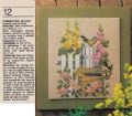 Klik her for at se flere billeder og f mere information om varen:  Hv 27-80-15: Mønster: Billede med musviter 33x37cm *org*
