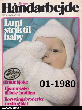 Ao 1980-1984 Alt om håndarbejde incl. mønsterark. 