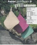 Klik her for at se flere billeder og f mere information om varen:  In 07-04-56: Mønster: Hæklet grydelapper 20x20cm *org*