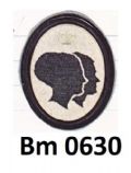 Klik her for at se flere billeder og f� mere information om varen:&nbsp; Bm 0630 Mønster: Brodere Billeder - Dronningen og Prinsen *org*