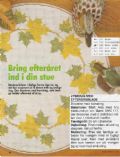 Klik her for at se flere billeder og f� mere information om varen:&nbsp; Hv 37-92-58: Mønster: Brodere rund dug med blade *org*